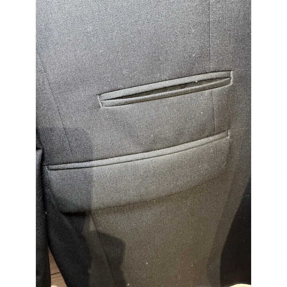 Vince Camuto Slim Mens 44R Gray 100% Wool Blazer Jacket Sport Coat